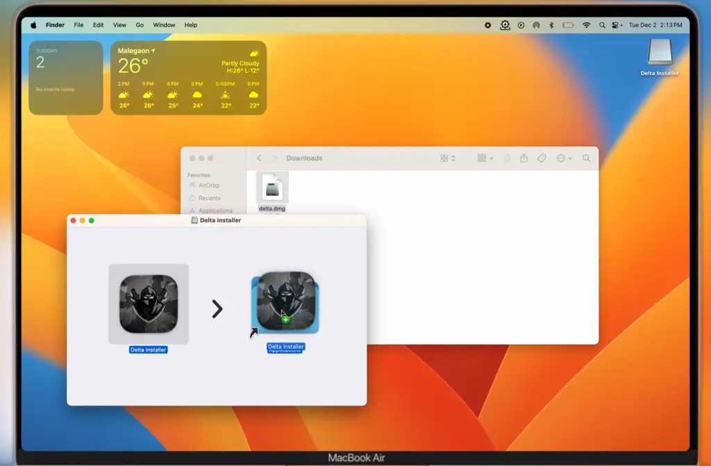 Delta Eexcetor para Mac